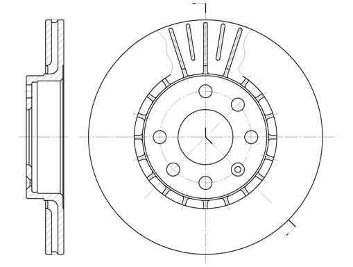 Peças - Disco De Travão Frente Opel Corsa B 1.6 Gsi 16V (F08, F68, M