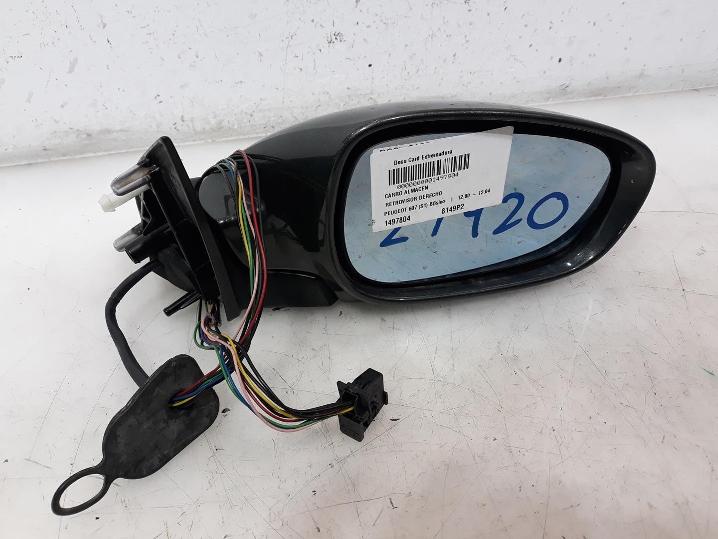 Peças - Espelho Retrovisor Direito Peugeot 607 2004